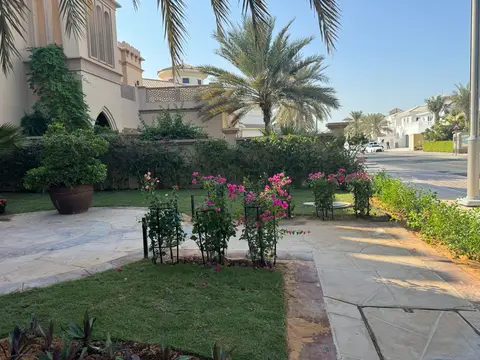 Entrance planting with bougainvillea — Green Heaven Landscape project photo, Dubai